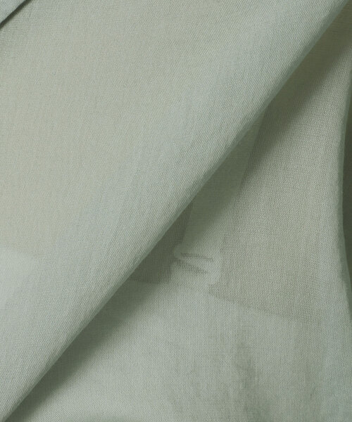 plage(プラージュ)の「《追加》fluffy sheer シャツ 2(シャツ/ブラウス・レディース・カーキ/ホワイト/グリーン/ネイビー・FREE)」の8枚目の写真