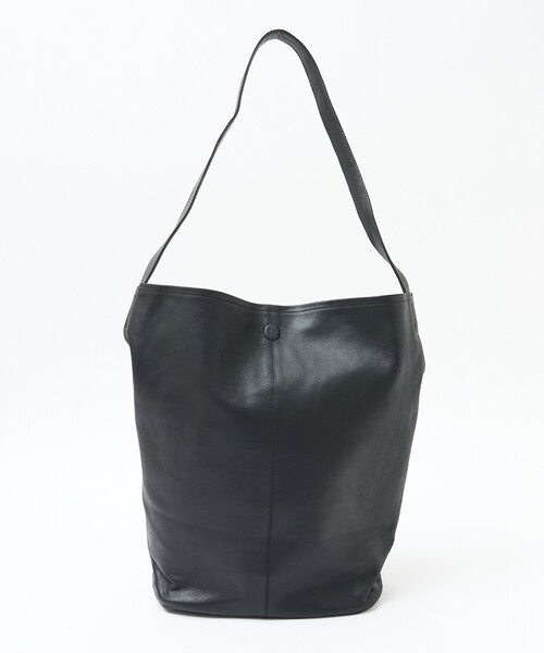 Morphee(モルフェ)の「【Morphee / モルフェ】CYLINDER LARGE / シリンダーラージバッグ / トートバッグ / レザー / ユニセックス(トートバッグ・メンズ・ブラック・フリー)」の2枚目の写真