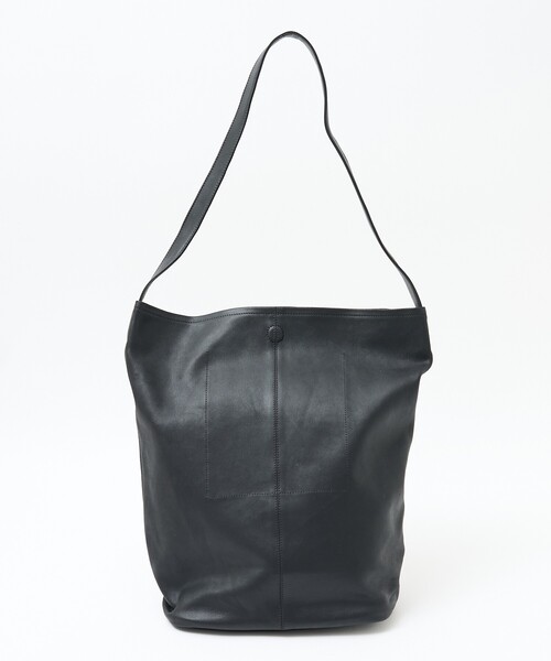 Morphee(モルフェ)の「【Morphee / モルフェ】CYLINDER LARGE / シリンダーラージバッグ / トートバッグ / レザー / ユニセックス(トートバッグ・メンズ・ブラック・フリー)」の4枚目の写真