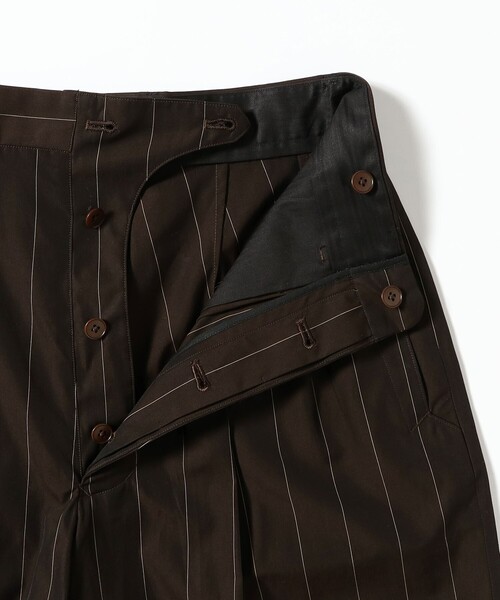 BEAMS BOY(ビームスボーイ)の「HAVERSACK / ピンストライプ ショート パンツ(その他パンツ・レディース・ブラウン・0)」の7枚目の写真