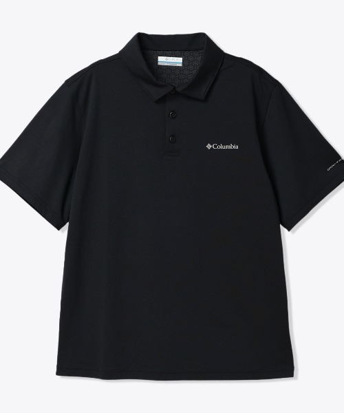 Columbia（コロンビア）の「コロンビア  ビヨンドピークポロシャツ（ポロシャツ・メンズ・カーキ/ブラック/ブラウン・M/L/LL）」の2枚目の写真