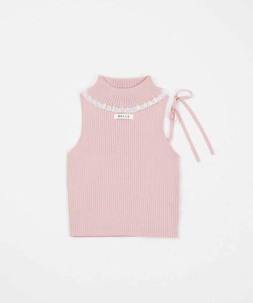 OLIVE des OLIVE(オリーブデオリーブ)の「【Belle Charme】Lace Rib Knit Tank Top(アンサンブル・レディース・ブラック/ピンク/トップグレー/オフホワイト・FREE)」の20枚目の写真