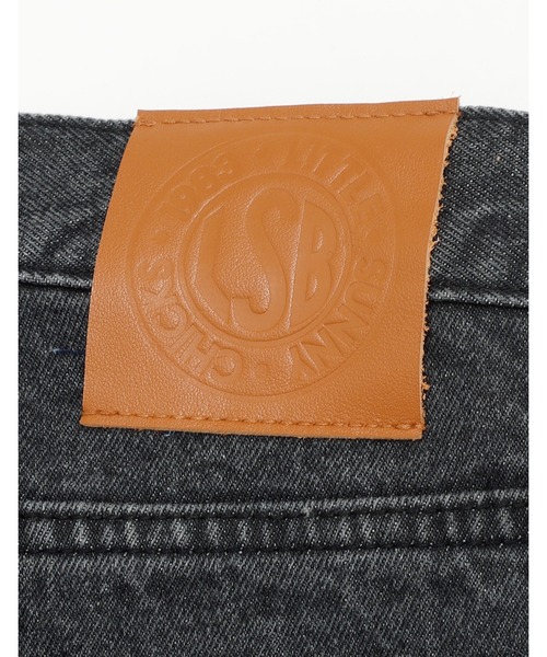 Little sunny bite(リトルサニーバイト)の「little sunny bite x Paula Grenouille doodle denim pants(デニムパンツ・レディース・ブラック/インディゴブルー/ライトインディゴブルー・MEDIUM/SMALL)」の17枚目の写真