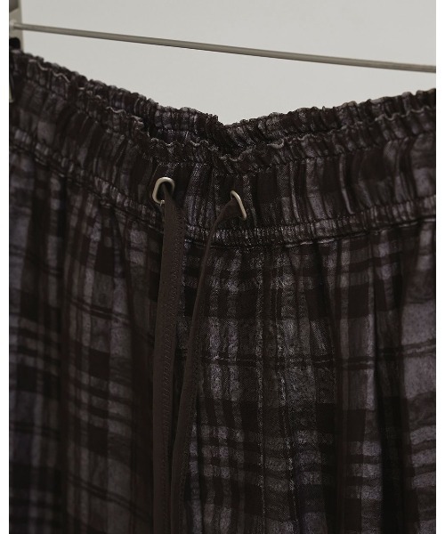 TODAYFUL（トゥデイフル）の「Check Jacquard Pants 12610710（その他パンツ・レディース・ブラウン/ライトグリーン・36/38）」の6枚目の写真