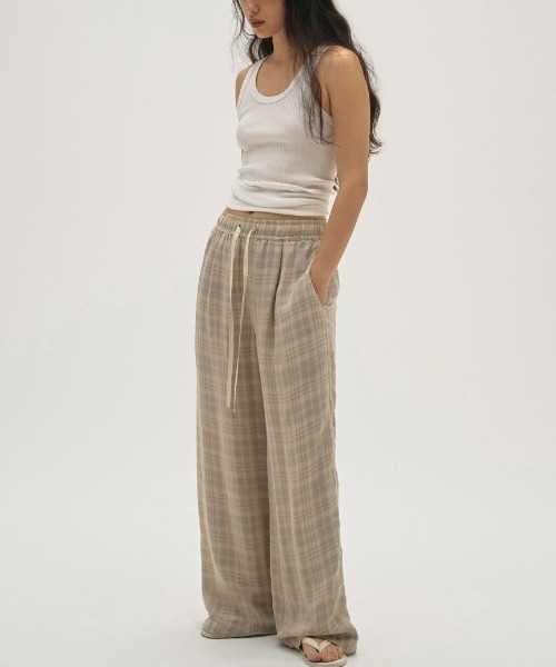 TODAYFUL（トゥデイフル）の「Check Jacquard Pants 12610710（その他パンツ・レディース・ブラウン/ライトグリーン・36/38）」の13枚目の写真