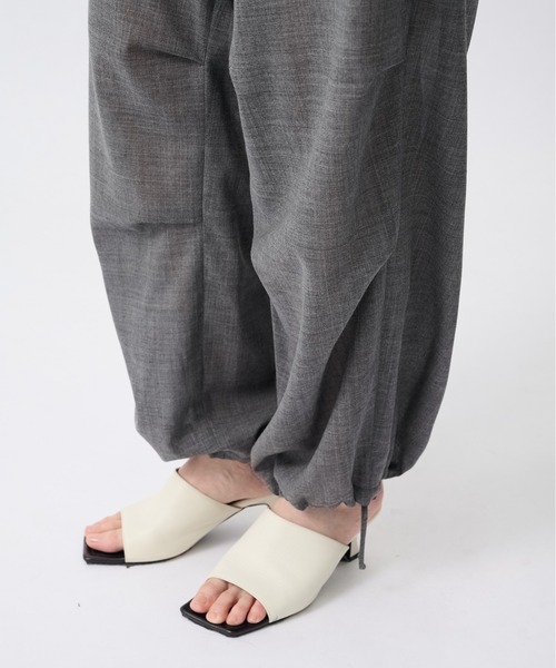 THE TOKYO（ザトウキョウ）の「【ATON/エイトン】SNOW CAMO PANTS/スノーカモパンツ（カーゴパンツ・レディース・ダークグレー/ブラック・1）」の6枚目の写真