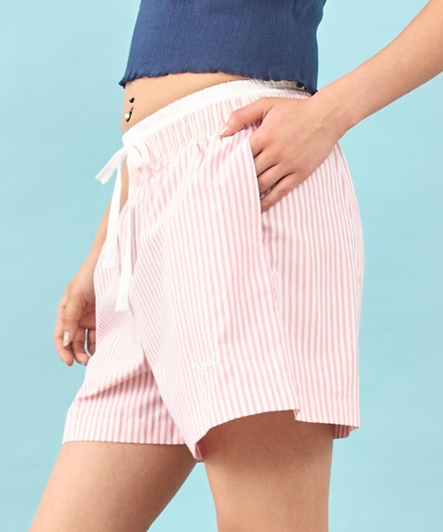 anap mimpi（アナップミンピ）の「ダブル ウエスト ストライプ ショート パンツ（その他パンツ・レディース・グリーン/ピンク・F）」の9枚目の写真
