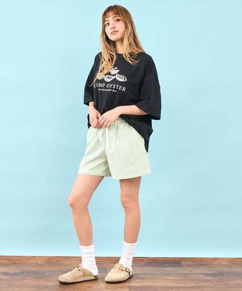 anap mimpi（アナップミンピ）の「ダブル ウエスト ストライプ ショート パンツ（その他パンツ・レディース・グリーン/ピンク・F）」の17枚目の写真