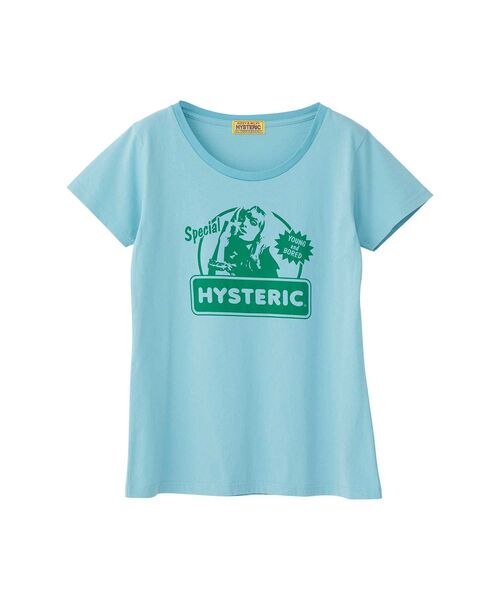 HYSTERIC GLAMOUR(ヒステリックグラマー)の「HYS SPECIAL RECIPE Tシャツ(Tシャツ/カットソー・レディース・イエロー/ブラック/ブルー・FREE)」の3枚目の写真