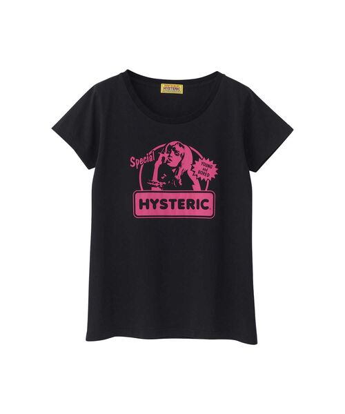 HYSTERIC GLAMOUR(ヒステリックグラマー)の「HYS SPECIAL RECIPE Tシャツ(Tシャツ/カットソー・レディース・イエロー/ブラック/ブルー・FREE)」の2枚目の写真