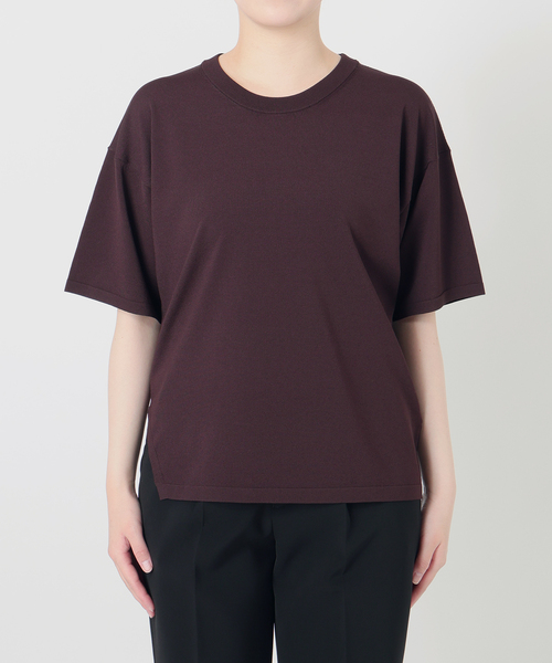 VERMEIL par iena(ヴェルメイユパーイエナ)の「《追加》ニットTシャツ(ニット/セーター・レディース・ホワイト/ネイビー/ブラウン・FREE)」の13枚目の写真