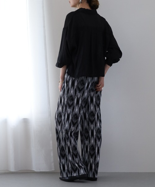 Ree&Mee(リーアンドミー)の「Ree&Mee カットスムース クリスタルプリーツ イージー パンツ(その他パンツ・レディース・その他3/その他2/その他1・M)」の14枚目の写真