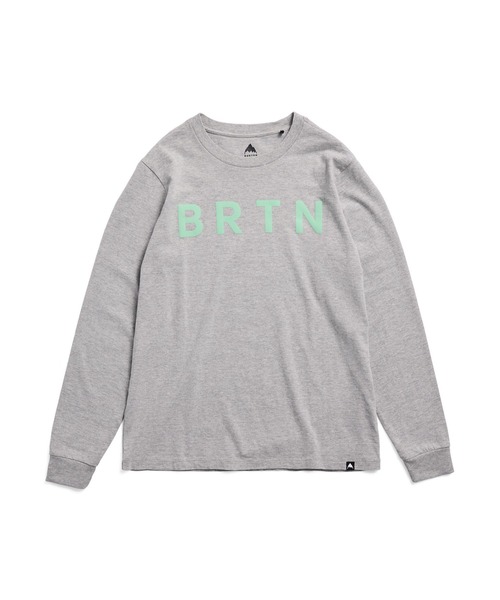 BURTON(バートン)の「BRTN ロングスリーブ Tシャツ(Tシャツ/カットソー・メンズ・グレー・M/L)」の1枚目の写真