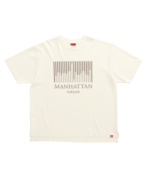 Manhattan Portage(マンハッタンポーテージ)の「PIGMENT S/S TEE(Tシャツ/カットソー・メンズ・チャコール/アイボリー/Brick・X-LARGE/LARGE/MEDIUM/SMALL)」の1枚目の写真