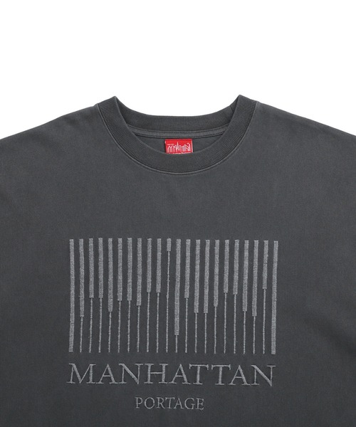 Manhattan Portage(マンハッタンポーテージ)の「PIGMENT S/S TEE(Tシャツ/カットソー・メンズ・チャコール/アイボリー/Brick・X-LARGE/LARGE/MEDIUM/SMALL)」の5枚目の写真