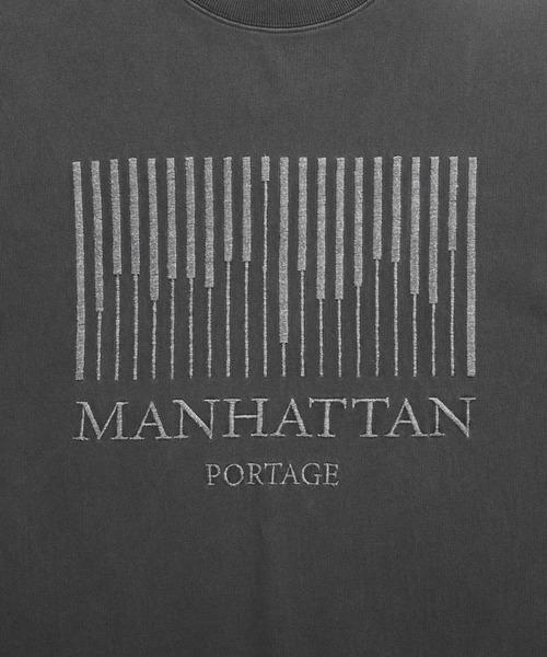 Manhattan Portage(マンハッタンポーテージ)の「PIGMENT S/S TEE(Tシャツ/カットソー・メンズ・チャコール/アイボリー/Brick・X-LARGE/LARGE/MEDIUM/SMALL)」の7枚目の写真