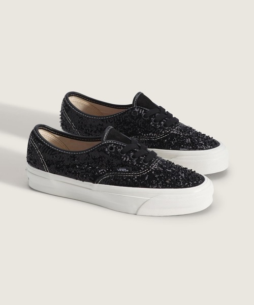 VANS（バンズ）の「VANS PREMIUM オーセンティック ビーズ / LX Authentic 44 Beaded BLACK/W VN000DB8BZW1（スニーカー・メンズ・ブラック・6/6.5/5/7/5.5/4.5）」の2枚目の写真