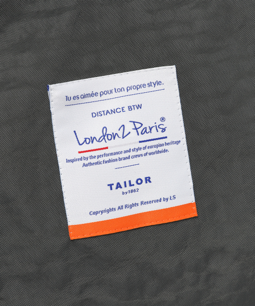 TAILOR STUDIO（テーラースタジオ）の「ラベルパッチポイントショッパーバッグ（チャコール）（ショルダーバッグ・レディース・その他・FREE）」の4枚目の写真