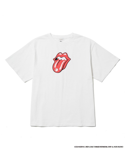F-LAGSTUF-F(フラグスタフ)の「F-LAGSTUF-F TABLET S/S T-SHIRT(THE ROLLING STONES)(Tシャツ/カットソー・メンズ・ホワイト/ブラック・MEDIUM/LARGE)」の2枚目の写真