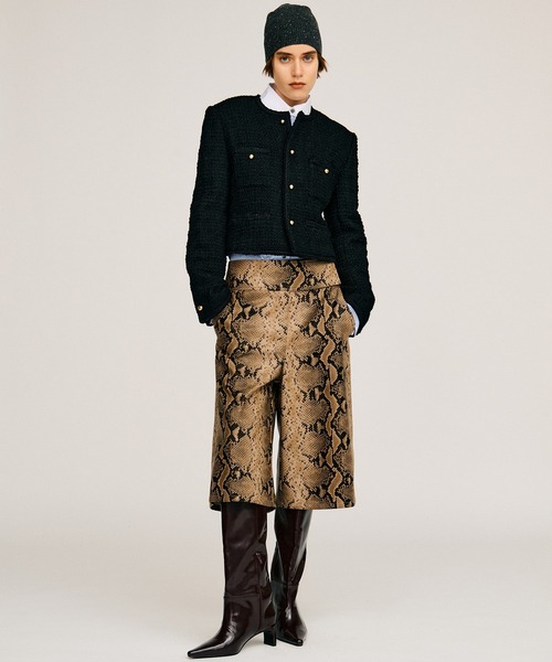 PRANK PROJECT(プランクプロジェクト)の「【2026Autumn Pre-Order】ツイードショートジャケット / Tweed Short Jacket(その他アウター・レディース・ブラック/グレー・FREE)」の15枚目の写真