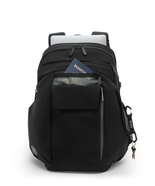 TUMI(トゥミ)の「TUMI AXIS ラージ・バックパック・25L(A4/PC15インチまで対応)(バックパック/リュック・メンズ・ネイビー/ブラック・FREE)」の9枚目の写真
