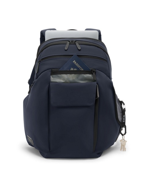 TUMI(トゥミ)の「TUMI AXIS ラージ・バックパック・25L(A4/PC15インチまで対応)(バックパック/リュック・メンズ・ネイビー/ブラック・FREE)」の14枚目の写真