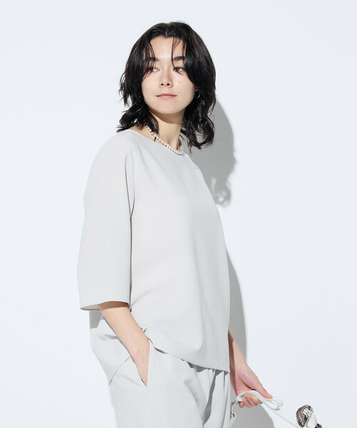 COMME CA(コムサ)の「〔 Sサイズ 〕 トリアセダブルクロス Tブラウス(シャツ/ブラウス・レディース・ブラック・5号)」の10枚目の写真
