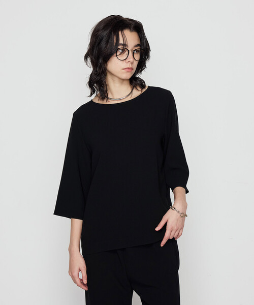 COMME CA(コムサ)の「〔 Sサイズ 〕 トリアセダブルクロス Tブラウス(シャツ/ブラウス・レディース・ブラック・5号)」の13枚目の写真