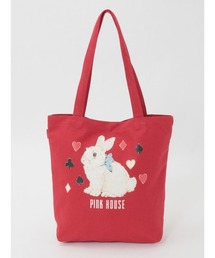 Rabbit Marchプリントバッグ