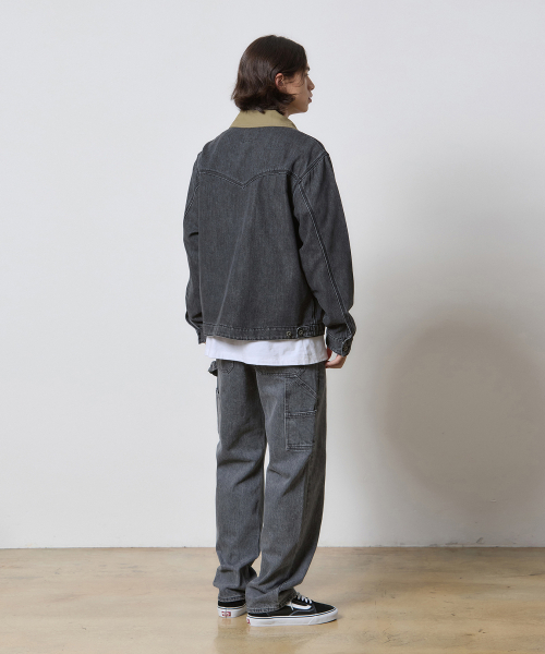 RYUL+WAI(リュルアンドワイ)の「デニムカーペンターパンツ グレー K5(デニムパンツ・メンズ・その他・34/30/32)」の2枚目の写真