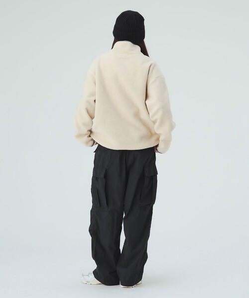 BEAMS HEART(ビームスハート)の「フリース アノラック(その他トップス・レディース・チャコールグレー/レッド/ホワイト系その他5・FREE)」の7枚目の写真