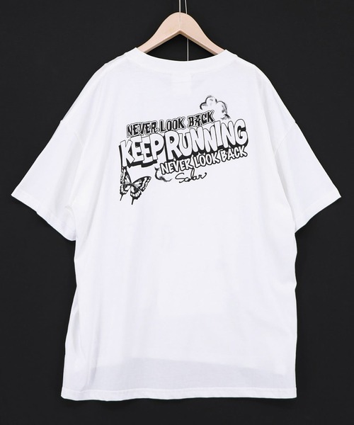 ScoLar(スカラー)の「ScoLar(スカラー) ダークメルヘン柄Tシャツ(Tシャツ/カットソー・レディース・ブラック/ネイビー/グリーン/オフホワイト・MEDIUM)」の13枚目の写真