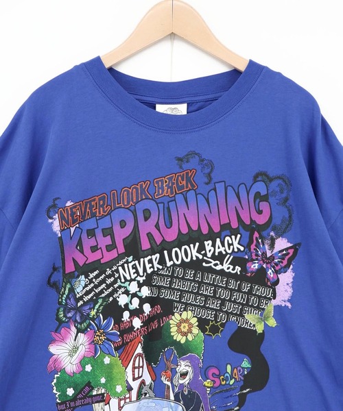 ScoLar(スカラー)の「ScoLar(スカラー) ダークメルヘン柄Tシャツ(Tシャツ/カットソー・レディース・ブラック/ネイビー/グリーン/オフホワイト・MEDIUM)」の21枚目の写真