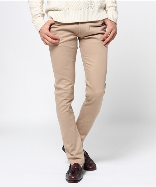 Lui's(ルイス)の「Lui's(ルイス) スリムスキニーパンツ(その他パンツ・メンズ・ブラック/ネイビー/オリーブ/ベージュ・MEDIUM/LARGE/SMALL)」の2枚目の写真