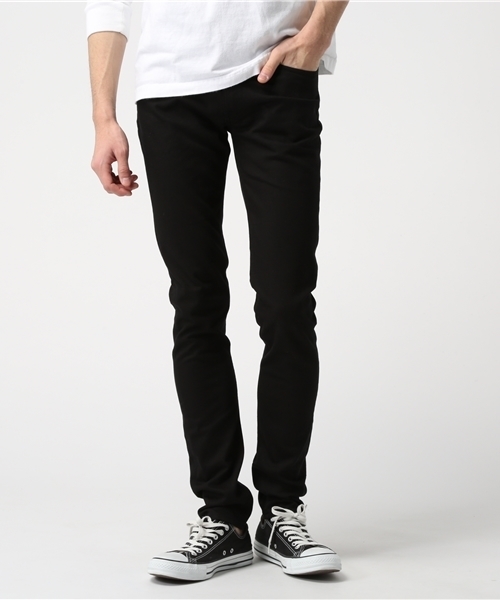 Lui's(ルイス)の「Lui's(ルイス) スリムスキニーパンツ(その他パンツ・メンズ・ブラック/ネイビー/オリーブ/ベージュ・MEDIUM/LARGE/SMALL)」の1枚目の写真