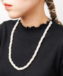 Chick（チック）の「【es】24inch Triple 4mmガラスパールネックレス（ネックレス）」