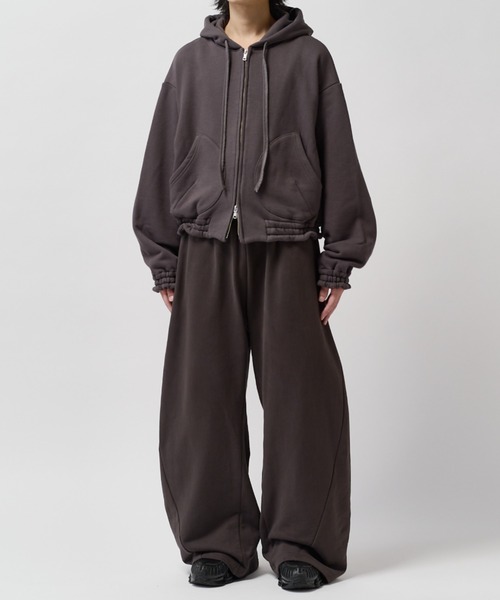 SHINYAKOZUKA(シンヤコヅカ)の「home old style zip hoodie(パーカー・メンズ・チャコールグレー/ブラック・MEDIUM/SMALL)」の20枚目の写真