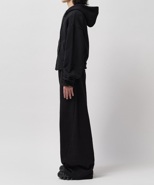 SHINYAKOZUKA(シンヤコヅカ)の「home old style zip hoodie(パーカー・メンズ・チャコールグレー/ブラック・MEDIUM/SMALL)」の11枚目の写真