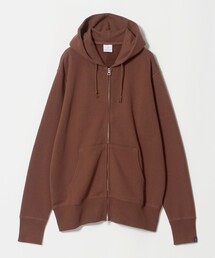 ＜LOOPWHEELER x LOWERCASE for UNITED ARROWS＞ジップアップ フーディー
