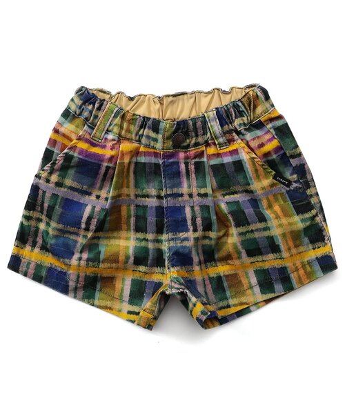 Seraph(セラフ)の「【ストレッチ】らくかわショートパンツ(その他パンツ・キッズ・レッド/ベージュ/インディゴブルー/その他3/チェック・120/110/100/90/80/140/130)」の5枚目の写真