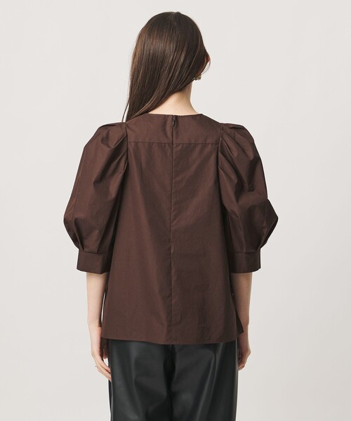UNITED ARROWS(ユナイテッドアローズ)の「5分袖 コットン パプ ブラウス(シャツ/ブラウス・レディース・ダークブラウン/その他1・FREE)」の11枚目の写真