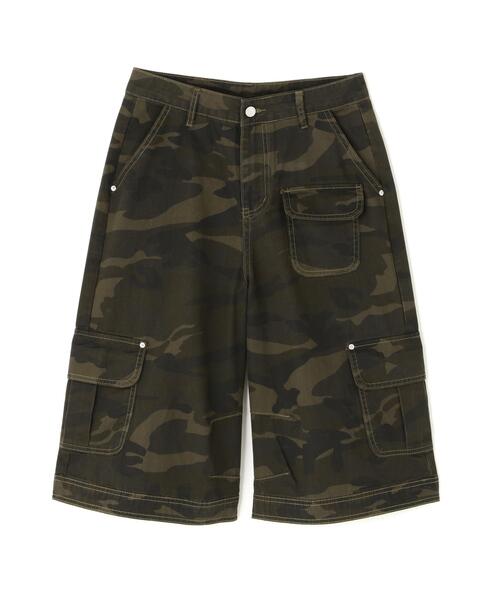 L.H.P(エルエイチピー)の「MAVYTH/メヴィス/CAMO CARGO SHORTS(カーゴパンツ・レディース・オリーブ系1・L/M)」の7枚目の写真