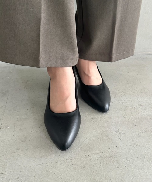 MYMOOD.(マイムード)の「シンプル ベーシック5cmヒールパンプスフォーマルオフィスカジュアル(パンプス・レディース・ブラック・23.5cm/24.5cm)」の17枚目の写真