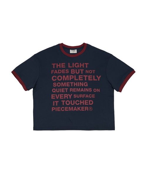 PIECEMAKER（ピースメーカー）の「レタリングリングセミクロップ半袖Tシャツ（ネイビー）（Tシャツ/カットソー・レディース・その他・MEDIUM/LARGE）」の4枚目の写真