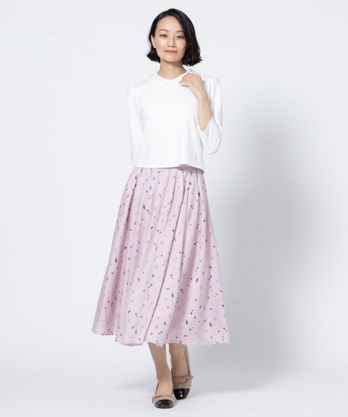 TOCCA(トッカ)の「DOT COLLAR TOPS カットソー(Tシャツ/カットソー・レディース・アイボリー系/ブラック系・MEDIUM/SMALL)」の11枚目の写真