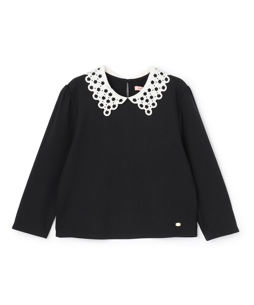 TOCCA(トッカ)の「DOT COLLAR TOPS カットソー(Tシャツ/カットソー・レディース・アイボリー系/ブラック系・MEDIUM/SMALL)」の15枚目の写真