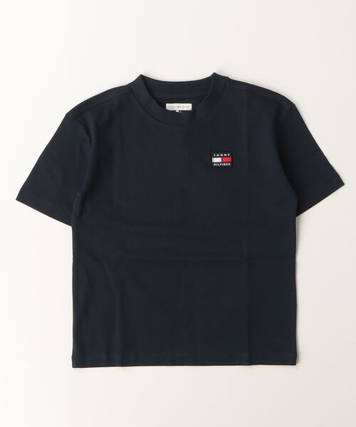 TOMMY HILFIGER(トミーヒルフィガー)の「KIDS フラッグヘリテージアーカイブTシャツ(Tシャツ/カットソー・キッズ・ホワイト/ネイビー・160cm/150cm/140cm/115cm/90cm/80cm/130cm/100cm)」の2枚目の写真