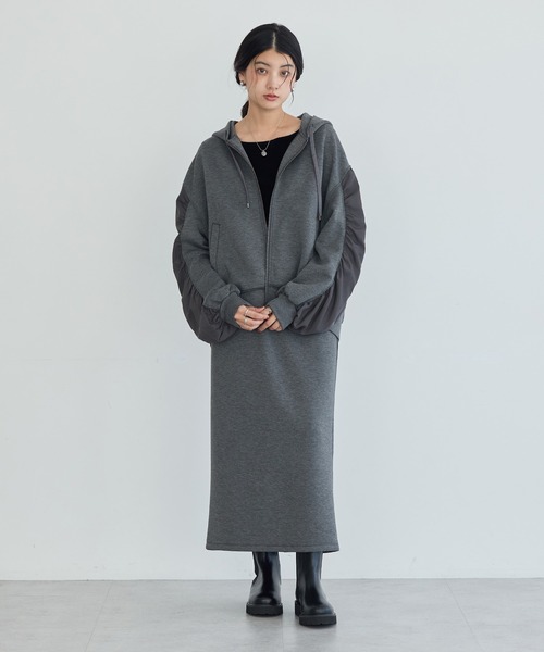 YECCA VECCA(イェッカヴェッカ)の「【2点SET】ミリタリーフーディセットアップ(セットアップ・レディース・ベージュ/グレー/ブラック・FREE)」の19枚目の写真
