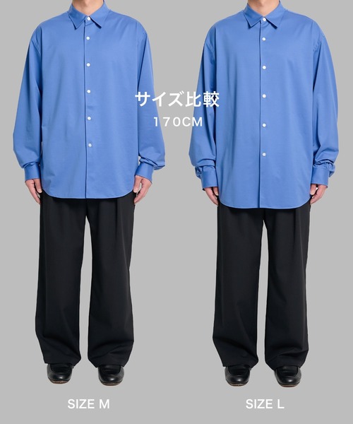 KANEMASA PHIL.(カネマサフィル)の「【KANEMASA PHIL.】46G Stripe Modest Shirt(シャツ/ブラウス・メンズ・ブラック/ホワイト/ブルー・L/M)」の12枚目の写真