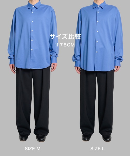 KANEMASA PHIL.(カネマサフィル)の「【KANEMASA PHIL.】46G Stripe Modest Shirt(シャツ/ブラウス・メンズ・ブラック/ホワイト/ブルー・L/M)」の13枚目の写真